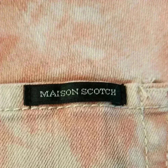 Maison Scotch Pink And White stretch Jeans size 28/32 - Picture 8 of 8